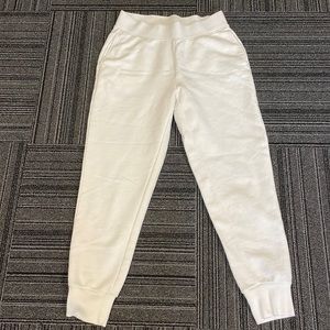 White sweatpants size Medium